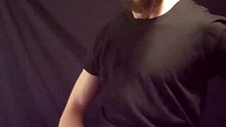 Gay Man Masturbates with Big Cock