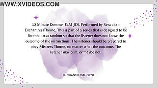 Femdom joi-cei: will you cum for me?