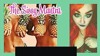 Gay friend's sissy mantra with Goddess Lana