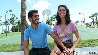 Anna Morna showcases her perfect body with small tits and tall brunette features