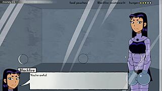 Blackfire unleashes raw chaos in 18Titans Part 14 hentai game.