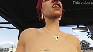 Taking care of that lonely ass in gta v porn