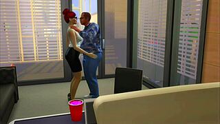 I fuck the customer in the car