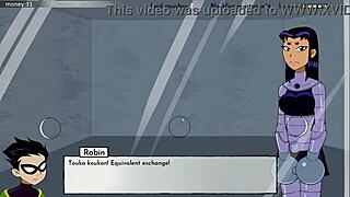 Blackfire unleashes raw chaos in 18Titans Part 14 hentai game.