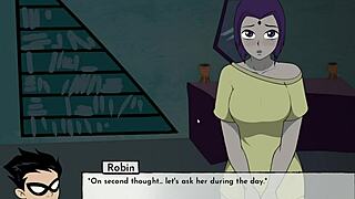 Blackfire unleashes raw chaos in 18Titans Part 14 hentai game.