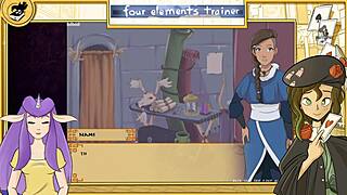 Avatar Trainer Unleashes Lesbian Orgy