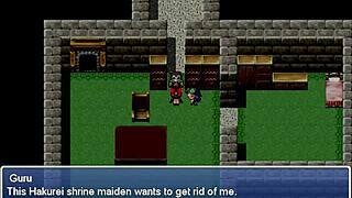 reimu and her friend get anal creampies from monster cocks – can they handle it?