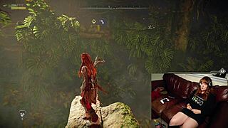 Gamer Slut Forgets Cam While Masturbating in Heels