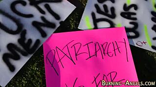 Tattooed emo in goth alternative style