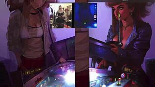 pinball fetish with manic sabrina 😈