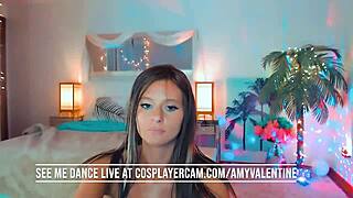 Join me for a wild webcam cosplay fingering session