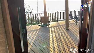 Hey Drii Cordeiro, that beach house quickie was insane with your hot Latina body and creampie finish