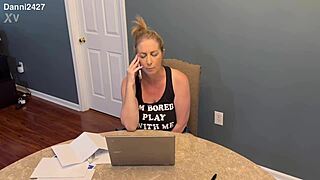 I’m obsessed, curvy milf Danni Jones gets pounded by fit masseuse at home.