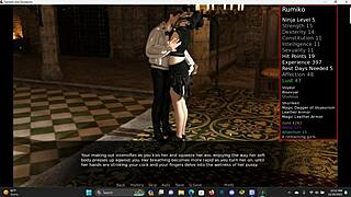 3D game with sexy outfit and boobs