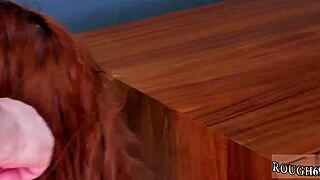 Teen Punishes Hippie Asshole With Strap On