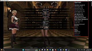 3D game with sexy outfit and boobs