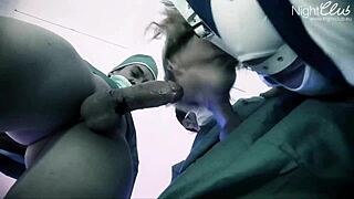 Sluts gets mouth and pussy filled by huge cocks?