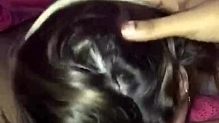 This Slutty Latina Gives Me an Amazing Deepthroat and Swallows It All