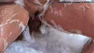 Damn! In the Tub with Alex Lima’s Huge Cock for 100 Anal Action!