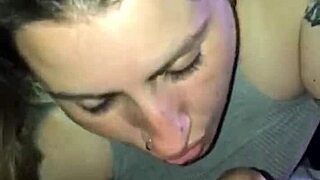 This Slutty Latina Gives Me an Amazing Deepthroat and Swallows It All