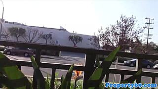 realtor shows client the open house