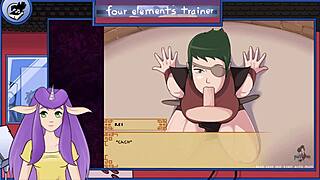 Avatar Last Airbender Four Elements Trainer Bhg 23 Sedut Batang Pengawal