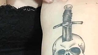 Kyra Hellfire shows off tattoos in Feb 2024 backstage tour