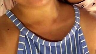 Skinny beauty satisfies tipper with my wife in interactive 1on1 session.