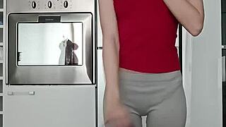 Petite Brunette Does A Short Training Routine At The Gym In Tight Leggings.