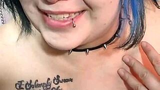 Kyra Hellfire shows off tattoos in Feb 2024 backstage tour