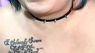 Kyra Hellfire shows off tattoos in Feb 2024 backstage tour