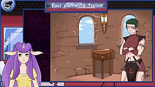 avatar the last airbender four elements trainer part 23 blowjob from a guard