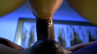 She prepares to suck a massive 24cm cock in this intense scene
