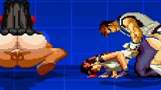 i can't stop playing yuri and rin hentai games