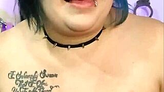 Kyra Hellfire shows off tattoos in Feb 2024 backstage tour