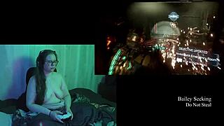 naked deadspace play through part 2, big tits bouncing?