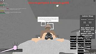 Intense Anal Riding in Roblox Porn