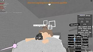 Intense Anal Riding in Roblox Porn