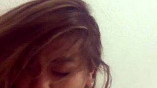 Tinder Teen Latina Gives Sloppy Blowjob With Big Tits!