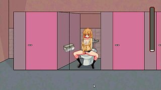 College Lady Having Sex with Men in BT Life Hentai Game