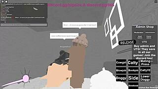Intense Anal Riding in Roblox Porn