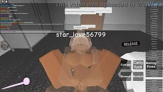 exploring roblox world with ebony character