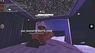 exploring roblox world with ebony character