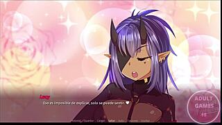 Lucy heeft geile problemen in dit date spel!