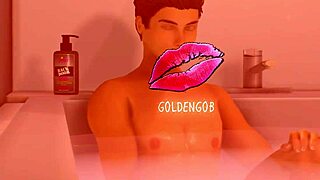 Minisodes scrub down: milf with big tits gets wet in bath