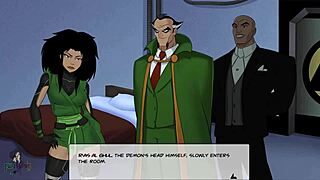 hey, in dc comics unlimited part 28, cheshire turns into our slave!