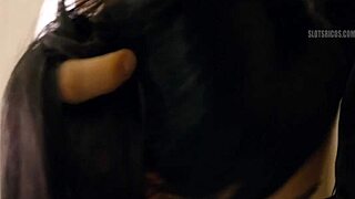 Sexy blowjob leads to orgasm on airplane