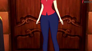 Beth Smith banging in Rick y Morty fantasy scene