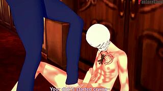 Beth Smith banging in Rick y Morty fantasy scene