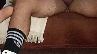 Hot brunette invites me for an anal session